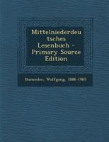 Mittelniederdeutsches Lesenbuch 1019342935 Book Cover