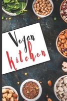 Blank Vegan Recipe Book Vegan Kitchen: Best Blank Vegan CookBook to Write In - Collect the Recipes You Love in Your Own Custom Notebook Cooking - 6 x 09 101 Pages Blank Vegan Recipe Journal 1710235527 Book Cover