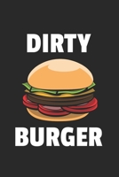 Burger Notizbuch: Burger Notizbuch für Liebhaber / Notizheft / Notizblock A5 (6x9in) Dotted Notebook / Punkteraster / 120 gepunktete Seiten (German Edition) 1675544433 Book Cover