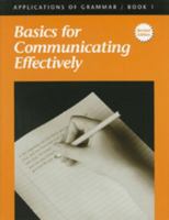 Applications of Grammar Book 1: Basics for Communicating Effectively (49615) 1930367198 Book Cover
