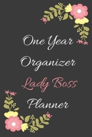 One Year Organizer lady boss planner: Organizer & Planner ,Student Organizer-,gift for girls and women ... & Notebook - 6x9 100 Pages B083XTHKH4 Book Cover