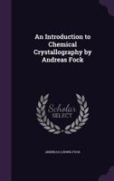 An Introduction to Chemical Crystallography 1358649138 Book Cover