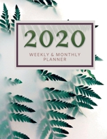 2020 Weekly & Monthly Planner: Professional Simple Journal 52 Weekly and Monthly: Life Organizer Track Yours Days 2020 Calendar Year Day Planner (January 2020 - December 2020) 1655593447 Book Cover