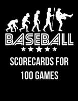 Baseball: Scorecards For 100 Games 1093644362 Book Cover