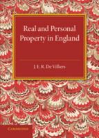 Real and Personal Property in England 1240026870 Book Cover