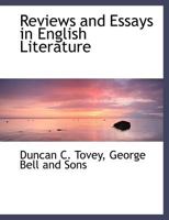 Reviews and Essays in English Literature 1022677098 Book Cover