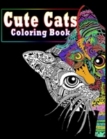 cute cat: coloring book mandala, notebook funny cat lovers gifts For Adults relaxation anti-stress. B088N67P3W Book Cover