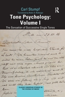 Tonpsychologie; Volume 1 1015979378 Book Cover
