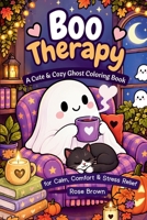 Boo Therapy: A Cute & Cozy Ghost Coloring Book for Calm, Comfort & Stress Relief (Crackajack Activity Books) 8168122313 Book Cover