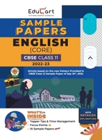 Educart CBSE Class 11 ENGLISH CORE Sample Papers 2022-23 9355617739 Book Cover