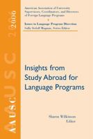 AAUSC 2006: Insights for Study Abroad Language Programs 142820511X Book Cover
