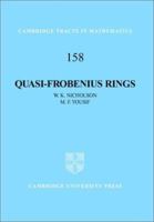 Quasi-Frobenius Rings. Cambridge Tracts in Mathematics 0521815932 Book Cover