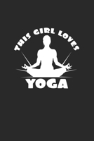 This girl loves yoga: 6x9 Girl - dotgrid - dot grid paper - notebook - notes 1696758149 Book Cover