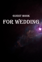 Guest book for wedding: guest books for memorial service , guest book for vacation home , guest books for visitors , 100 Pages ,6x9 In. 1676267360 Book Cover