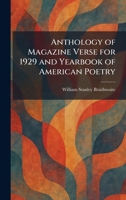 Anthology of Magazine Verse for 1929 and Yearbook of American Poetry 1025275160 Book Cover