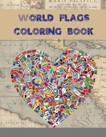 World Flags Coloring Book: A great geography gift for kids and adults Learn and Color 99 countries of the world 1716226112 Book Cover