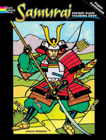 Samurai Stained Glass Coloring Book 0486465586 Book Cover