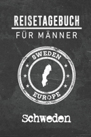 Reisetagebuch f�r M�nner Schweden: 6x9 Reise Journal I Notizbuch mit Checklisten zum Ausf�llen I Perfektes Geschenk f�r den Trip nach Schweden f�r jeden Reisenden 171252013X Book Cover