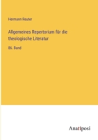Allgemeines Repertorium für die theologische Literatur: 86. Band 3382032805 Book Cover