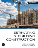 Estimating in Building Construction, 10th [Rental Edition] 013809487X Book Cover