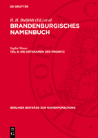 Die Ortsnamen Der Prignitz 3112708849 Book Cover