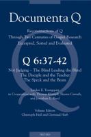 Q6: 37-42. Not Judging - The Blind Leading the Blind - The Disciple and the Teacher - The Speck and the Beam 9042922931 Book Cover