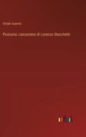 Postuma: canzoniere di Lorenzo Stecchetti (Italian Edition) 3368717766 Book Cover