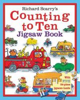 Richard Scarry's Counting to Ten Jigsaw Book: With Five 24-Piece Jigsaws Inside 1572156813 Book Cover