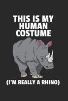 Nashorn Rhino Notizbuch: Nashorn Rhino Notizbuch für Liebhaber / Notizheft / Notizblock A5 (6x9in) Dotted Notebook / Punkteraster / 120 gepunktete Seiten (German Edition) 1671709438 Book Cover