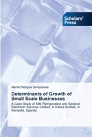 Determinants of Growth of Small Scale Businesses 6138930487 Book Cover