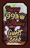 Happy 99th Birthday Guest Book: 99 Boardgames Celebration Message Logbook for Visitors Family and Friends to Write in Comments & Best Wishes Gift Log (Birth Day Guestbook) 1092760210 Book Cover