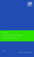 Tolstojs Krieg Und Frieden: Versuch Einer Neubewertung 3506702904 Book Cover