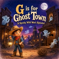 G is for Ghost Town: A Spooky Wild West Alphabet Book for Kids (FunFirst Wild West ABC Books) B0H55J2BLR Book Cover