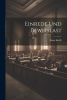 Einrede Und Beweislast 1022708112 Book Cover