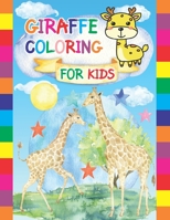 Giraffe Coloring For kids: Children Activity Book for Girls & Boys Age 4-8 B08HTGG84B Book Cover