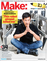 Make: Technology on Your Time, Issue 39: Robotic Me 145718382X Book Cover