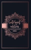 internet address & password logbook: Perfect for websites/usernames/passwords with tabs alphabetical A-Z 1699648441 Book Cover