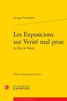 Les Exposicions Sur Verite Mal Prise Le Dit de Verite 2406064220 Book Cover