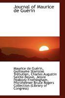 The Journal of Maurice De Guérin 1270812513 Book Cover