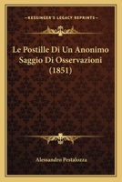 Le Postille Di Un Anonimo Saggio Di Osservazioni (1851) 1271017520 Book Cover