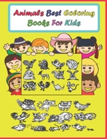 Animals best coloring books for kids: Big Activity Workbook for kids, grils & boys, animals coloring book B08JB1XCVH Book Cover