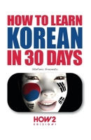 How to Learn Korean in 30 Days 889305518X Book Cover