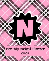 Monthly Budget Planner 2020: Income & Expenses Tracker 1707989648 Book Cover