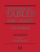 Historical Tables, 58 BC - AD 1990 1349127485 Book Cover