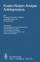 Kosten-Nutzen-Analyse Antidepressiva (German Edition) 3540071016 Book Cover