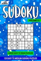 Sudoku Easy to Medium: Volume 01 B0CR7XMRRH Book Cover
