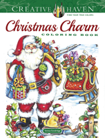 Creative Haven Christmas Charm Coloring Book 0486844730 Book Cover