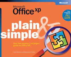 Microsoft Office XP Plain & Simple 0735614490 Book Cover