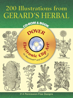 200 Illustrations from Gerard's Herbal CD-ROM and Book (Dover Electronic Clip Art) 0486996581 Book Cover