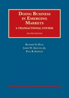 Doing Business in Emerging Markets, A Transactional Course 1628100176 Book Cover